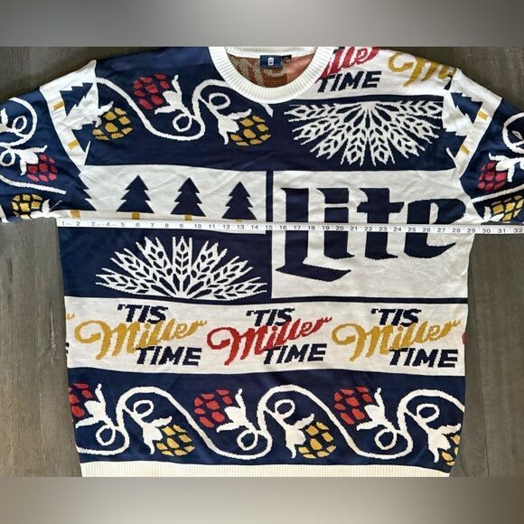 Miller Lite Acrylic Men’s Sweater, Miller Time, Size 3X New Without Tags - Picture 10 of 10